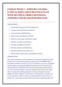 COMSAE PHASE 2 &ndash; FORM BSA 118 &lpar;2026&rpar;&colon; &NewLine;CLINICAL SIMULATION PRACTICE EXAM &NewLine;WITH MULTIPLE-CHOICE QUESTIONS&comma; &NewLine;ANSWERS&comma; AND DETAILED RATIONALES 