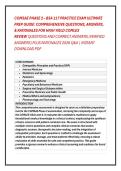 COMSAE PHASE 2 &ndash; BSA 117 PRACTICE EXAM ULTIMATE &NewLine;PREP GUIDE&colon; COMPREHENSIVE QUESTIONS&comma; ANSWERS&comma; &NewLine;& RATIONALES FOR HIGH YIELD COMLEX &NewLine;REVIEW QUESTIONS AND CORRECT ANSWERS &lpar;VERIFIED &NewLine;ANSWERS&rpar; PLUS RATIONALES 2026 Q&A &vert; INSTANT &NewLine;DOWNLOAD PDF