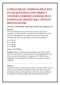 COMSAE PHASE 3 FORM 116 PRACTICE &NewLine;EXAM&rsqb; QUESTIONS AND CORRECT &NewLine;ANSWERS &lpar;VERIFIED ANSWERS&rpar; PLUS &NewLine;RATIONALES 2026&vert;2027 Q&A &vert; INSTANT &NewLine;DOWNLOAD PDF 
