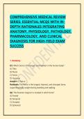 COMPREHENSIVE MEDICAL REVIEW SERIES&colon; ESSENTIAL MCQS WITH IN-DEPTH RATIONALES INTEGRATING ANATOMY&comma; PHYSIOLOGY&comma; PATHOLOGY&comma; PHARMACOLOGY&comma; AND CLINICAL DIAGNOSIS FOR HIGH-YIELD EXAM SUCCESS