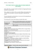 WGU D265 TASK 1&vert; LATEST UPDATE WITH COMPLETE SOLUTIONS