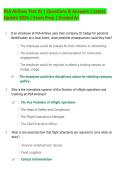 PSA Airlines Test 1 Study Guide &vert; Practice Questions & Detailed Answer Explanations &vert; 2026 Updated Review