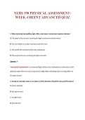 NURS 190 Exam Compilations with Complete & Verified Solutions