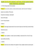 NURS 5315 UTA Exam 2 &vert; HIV Immunoassay&comma; Mast Cells&comma; Histamine & Cytokines &vert; Actual 2026 Questions & Verified Answers