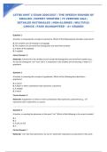 LETRS UNIT 2 EXAM 2026&sol;2027 &vert; THE SPEECH SOUNDS OF ENGLISH &vert; EXPERT VERIFIED &vert; 75 VERIFIED Q&A &vert; DETAILED RATIONALES &vert; NGN-ALIGNED &vert; MULTIPLE-CHOICE &vert; PASS GUARANTEED &ndash; A&plus; GRADED