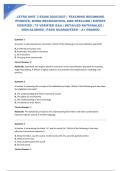 LETRS UNIT 3 EXAM 2026&sol;2027 &vert; TEACHING BEGINNING PHONICS&comma; WORD RECOGNITION&comma; AND SPELLING &vert; EXPERT VERIFIED &vert; 75 VERIFIED Q&A &vert; DETAILED RATIONALES &vert; NGN-ALIGNED &vert; PASS GUARANTEED &ndash; A&plus; GRADED