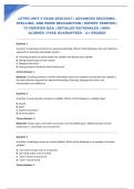LETRS UNIT 4 EXAM 2026&sol;2027 &vert; ADVANCED DECODING&comma; SPELLING&comma; AND WORD RECOGNITION &vert; EXPERT VERIFIED &vert; 75 VERIFIED Q&A &vert; DETAILED RATIONALES &vert; NGN-ALIGNED &vert; PASS GUARANTEED &ndash; A&plus; GRADED