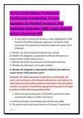 Florida Child Welfare Professional&NewLine;Certification Examination Practice&NewLine;Questions & &lbrack;Verified Answers&rsqb;&comma; Plus&NewLine;Explained Rationales&vert;2026 Latest Update&vert;&NewLine;Instant Download PDF