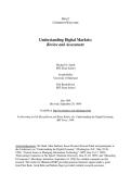 Information Technology Economics - Understanding Digital Markets&colon; Review and Assessment