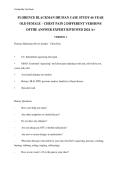  Advanced Health Assessment & Diagnostic Reasoning - Florence Blackman i-Human Case Study &vert; Graded A&plus; &vert; Guaranteed Pass&excl;&excl;