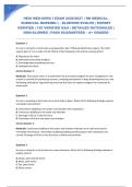 HESI MED-SURG I EXAM 2026&sol;2027 &vert; RN MEDICAL-SURGICAL NURSING I &ndash; ELSEVIER EVOLVE &vert; EXPERT VERIFIED &vert; 150 VERIFIED Q&A &vert; DETAILED RATIONALES &vert; NGN-ALIGNED &vert; PASS GUARANTEED &ndash; A&plus; GRADED