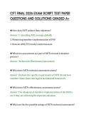 CFT FINAL 2026 EXAM SCRIPT TEST PAPER QUESTIONS AND SOLUTIONS GRADED A&period;pdf&NewLine;&NewLine;