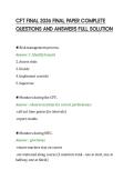 CFT FINAL 2026 FINAL PAPER COMPLETE QUESTIONS AND ANSWERS FULL SOLUTION&period;pdf&NewLine;&NewLine;