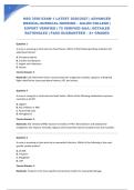 NSG 3500 EXAM 1 LATEST 2026&sol;2027 &vert; ADVANCED MEDICAL-SURGICAL NURSING &ndash; GALEN COLLEGE &vert; EXPERT VERIFIED &vert; 75 VERIFIED Q&A &vert; DETAILED RATIONALES &vert; PASS GUARANTEED &ndash; A&plus; GRADED