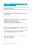 MICR 271 Final Exam Questions with Answers Rated A&plus;&period;