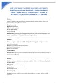 NSG 3500 EXAM 2 LATEST 2026&sol;2027 &vert; ADVANCED MEDICAL-SURGICAL NURSING &ndash; GALEN COLLEGE &vert; EXPERT VERIFIED &vert; 75 VERIFIED Q&A &vert; DETAILED RATIONALES &vert; PASS GUARANTEED &ndash; A&plus; GRADED