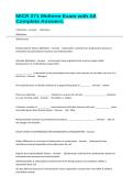 MICR 271 Midterm Exam with All Complete Answers&period;