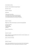 Advanced Machine Learning Techniques - Complete Actual Exam with Solutions & Explanations &vert; Graded A&plus; &vert; Guaranteed Pass&excl;&excl;