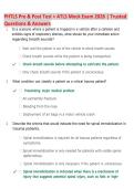 PHTLS Pre & Post Test &plus; ATLS Mock Exam Study Guide &vert; Practice Questions & Detailed Answer Explanations &vert; 2026