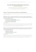 TEXAS STATE BOARD EXAM ACTUAL 2026&sol;2027 &vert; Updated Jurisprudence & Licensing Q&A &vert; Verified Answers &vert; Pass Guaranteed - A&plus; Graded&NewLine;&NewLine;