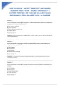 NSG 526 EXAM 1 LATEST 2026&sol;2027 &vert; ADVANCED NURSING PRACTICUM &ndash; WILKES UNIVERSITY &vert; EXPERT VERIFIED &vert; 75 VERIFIED Q&A &vert; DETAILED RATIONALES &vert; PASS GUARANTEED &ndash; A&plus; GRADED