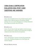CHDA&lowbar;EXAM&lowbar;2&lowbar;CERTIFICATION&lowbar;EVALUATION&lowbar;2026&lowbar;STUDY&lowbar;GUIDE&lowbar;QUESTIONS