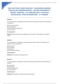 NSG 526 FINAL EXAM 2026&sol;2027 &vert; ADVANCED NURSING PRACTICUM COMPREHENSIVE &ndash; WILKES UNIVERSITY &vert; EXPERT VERIFIED &vert; 125 VERIFIED Q&A &vert; DETAILED RATIONALES &vert; PASS GUARANTEED &ndash; A&plus; GRADED
