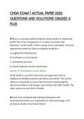 CHDA&lowbar;EXAM&lowbar;1&lowbar;ACTUAL&lowbar;PAPER&lowbar;2026&lowbar;QUESTIONS&lowbar;AND&lowbar;SOLUTIONS&lowbar;GRADED&lowbar;A&lowbar;PLUS