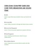 CHDA&lowbar;EXAM&lowbar;1&lowbar;EXAM&lowbar;PREP&lowbar;GUIDE&lowbar;2026&lowbar;CORE&lowbar;TOPIC&lowbar;BREAKDOWN&lowbar;AND&lowbar;SOLVED