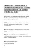 CHEM 120 UNIT 6 RADIOACTIVE DECAY URANIUM