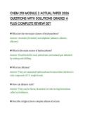 CHEM 210 MODULE 2 ACTUAL PAPER 2026 QUESTIONS WITH SOLUTIONS GRADED A PLUS COMPLETE REVIEW SET&period;pdf&NewLine;&NewLine;