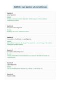 BADM 211 Exam Questions with Correct Answers