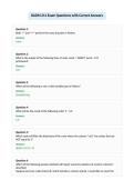 BADM 211 Exam Questions with Correct Answers