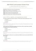 TDLR LASH EXTENSION ACTUAL EXAM 2026&sol;2027 &vert; Texas Written Test Questions & Verified Answers &vert; Pass Guaranteed - A&plus; Graded&NewLine;&NewLine;