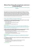 Illinois Class B Non-CDL Actual Exam &ndash; Illinois Secretary of State &lpar;SOS&rpar; &ndash; 2026&sol;2027 Academic Year &ndash; Verified Questions and Answers