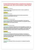 1A DAU ACQ1010 Review Notes comprehensive Questions&NewLine;and Answers with 100&percnt; Correct Answers &vert; Latest Version