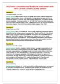 Acq Terms comprehensive Questions and Answers with&NewLine;100&percnt; Correct Answers &vert; Latest Version