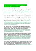 NURSING 412 AHIP Final Exam &vert; Verified Practice Questions & Answers Study Guide