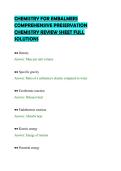 CHEMISTRY&lowbar;FOR&lowbar;EMBALMERS&lowbar;COMPREHENSIVE&lowbar;PRESERVATION&lowbar;CHEMISTRY&lowbar;REVIEW