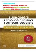 Test Bank for Bushong&rsquo;s Radiologic Science for Technologists&colon; Physics&comma; Biology&comma; and Protection by Stewart Bushong and Elizabeth Shieldsisbn-9780323765367