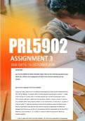 PRL5902 Assignment 3 Semester 2 2026 - Due 15 October 2026