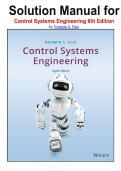 Solution Manual for Control Systems Engineering 8th Edition by Norman S&period; Nise isbn-978-1119721406