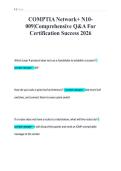 COMPTIA Network&plus; N10-&NewLine;009&vert;Comprehensive Q&A For&NewLine;Certification Success 2026
