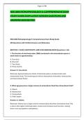 NSG 3850 PATHOPHYSIOLOGY II&colon; COMPREHENSIVE EXAM &NewLine;STUDY GUIDE EXAM LATEST VERSION QUESTIONS AND &NewLine;ANSWERS 2026 EDITION