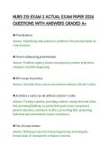 NURS 215 EXAM 3 ACTUAL EXAM PAPER 2026 QUESTIONS WITH ANSWERS GRADED A&period;pdf