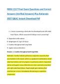 RNSG 1517 Final Exam Questions and Correct &NewLine;Answers &lpar;Verified Answers&rpar; Plus Rationale &NewLine;2027 Q&A&vert; Instant Download Pdf