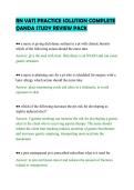 RN VATI PRACTICE SOLUTION COMPLETE&NewLine;QANDA STUDY REVIEW PACK&NewLine;