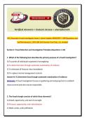 NYC Associate Fraud Investigator Exam &vert; Latest Update 2026&sol;2027 &vert; 200 Questions and Verified Answers &vert; NYC DOI Civil Service Test Prep &vert; A&plus; Graded