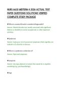NURS 6635 MIDTERM 4 2026 ACTUAL TEST PAPER QUESTIONS SOLUTIONS VERIFIED COMPLETE