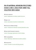 RN&lowbar;ATI&lowbar;MATERNAL&lowbar;NEWBORN&lowbar;PROCTORED&lowbar;EXAM&lowbar;Q&lowbar;AND&lowbar;A&lowbar;2026&lowbar;STUDY&lowbar;SHEET
